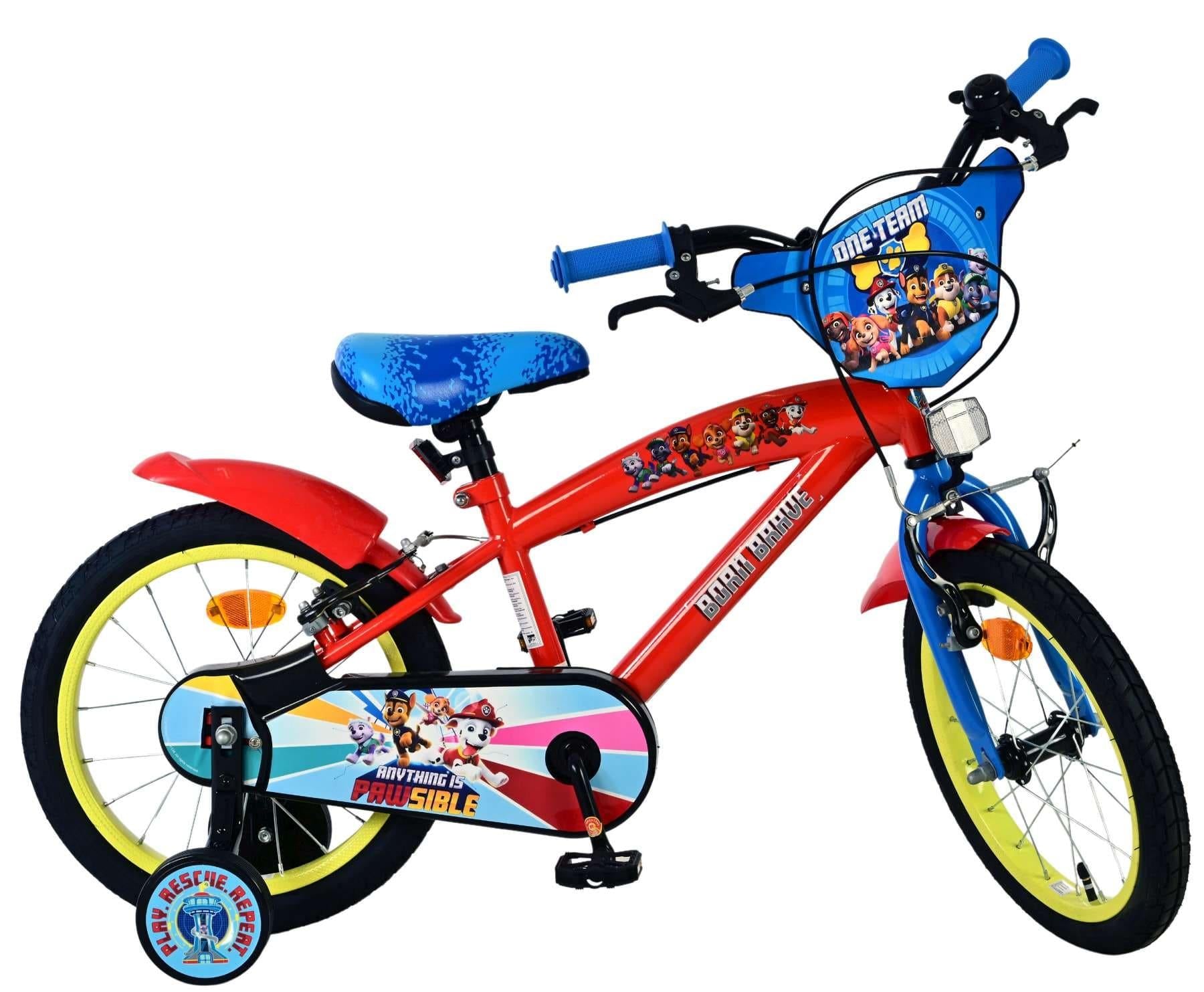 Volare PAW Patrol Children's 16-Inch Bike – Red and Blue