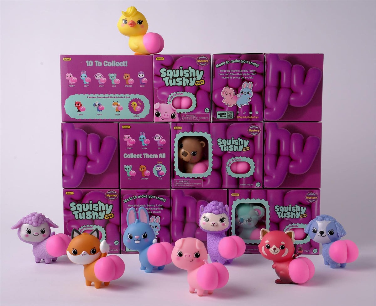 Squishy Tushy Double Bubble Butts 3 Inch Figures