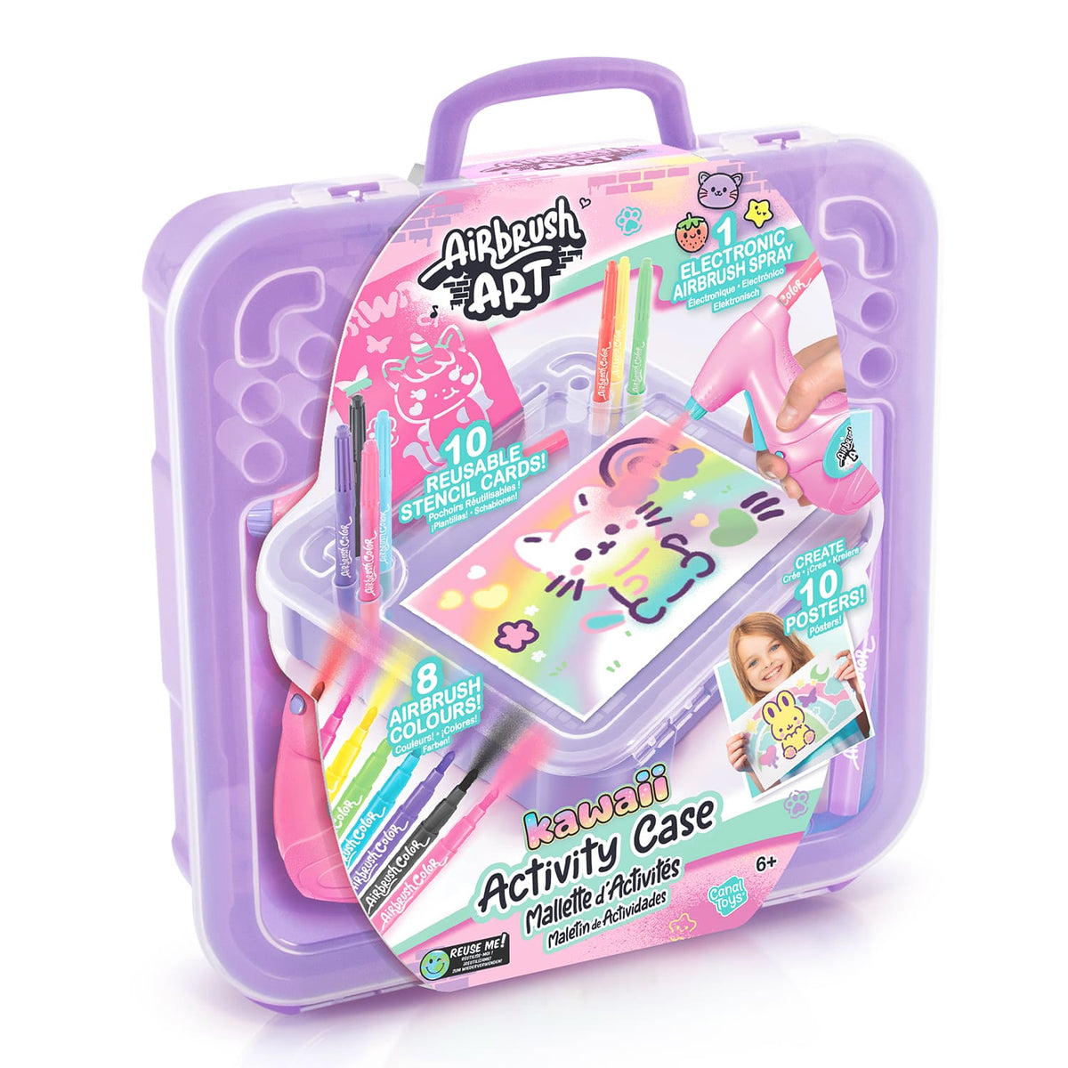Canal Toys Airbrush Art Activity Case