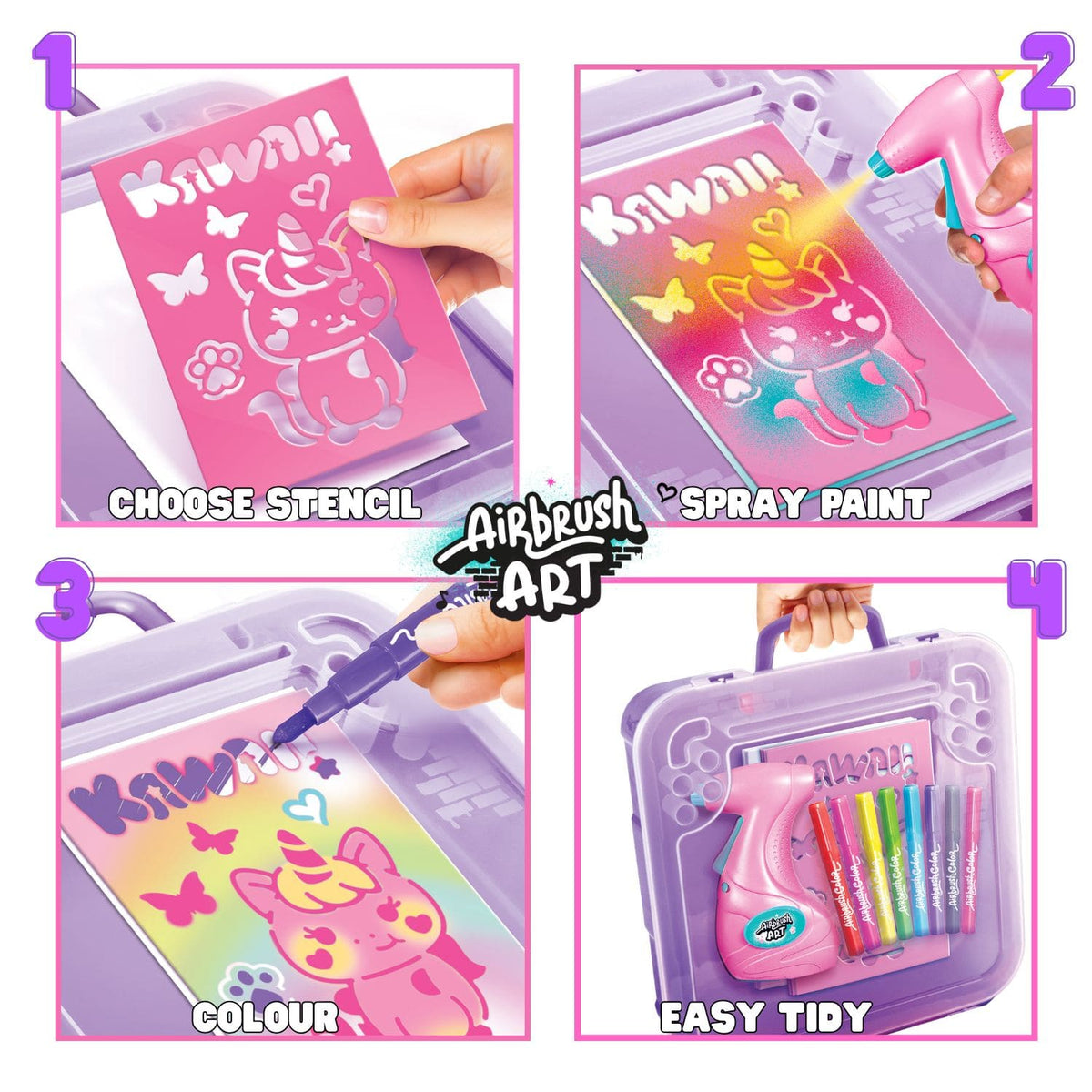 Canal Toys Airbrush Art Activity Case