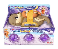 Zimpli Kids Baff Buddies Mama & Baby Otter Floating Bath Toy