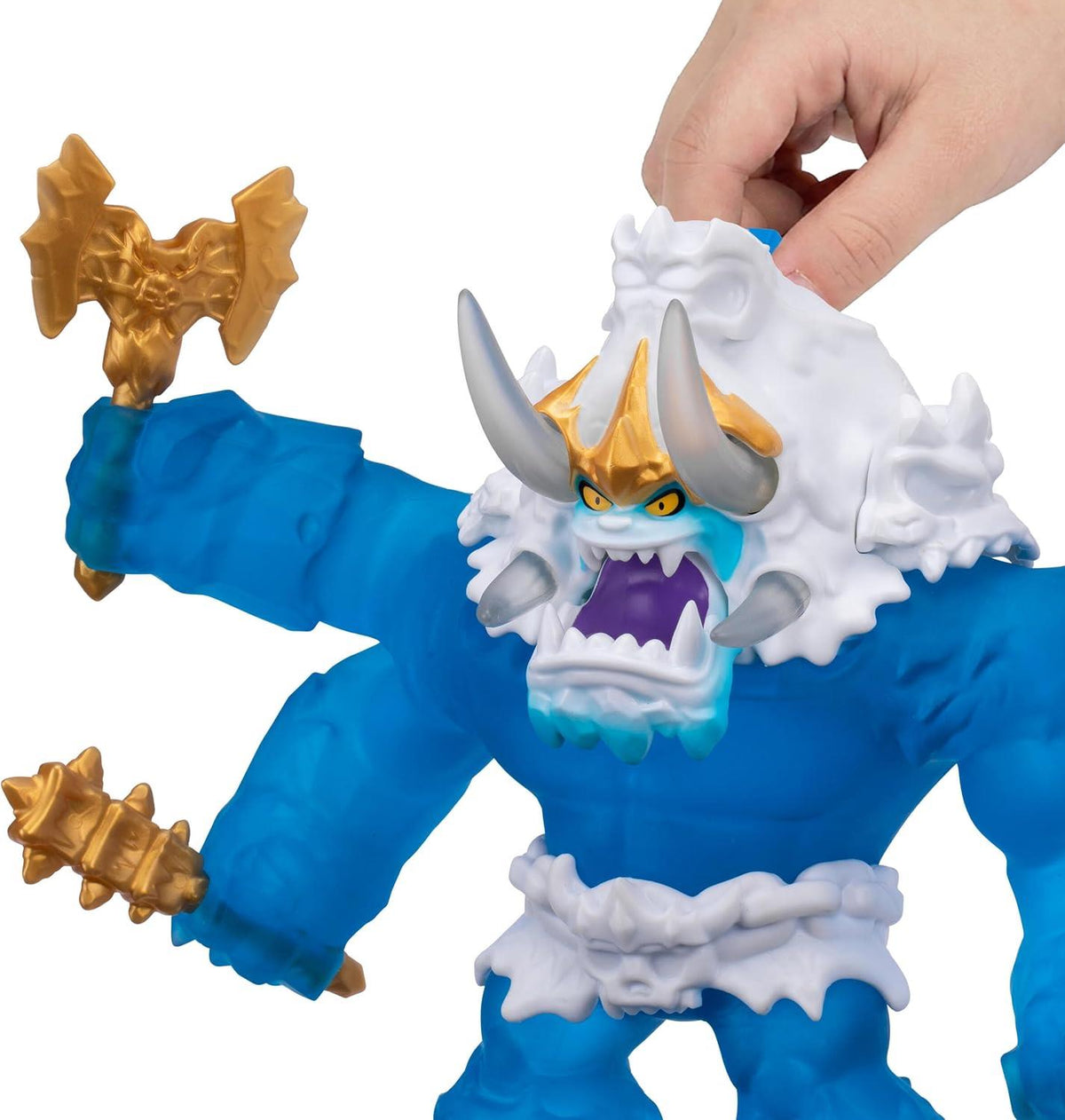 Goo Jit Zu 10-Inch Stretchy Action Figure - King Frostbite