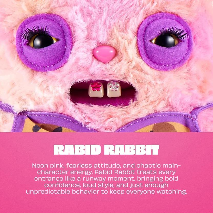 Fuggler Baddies Series 1 9-Inch Plush - Rabid Rabbit