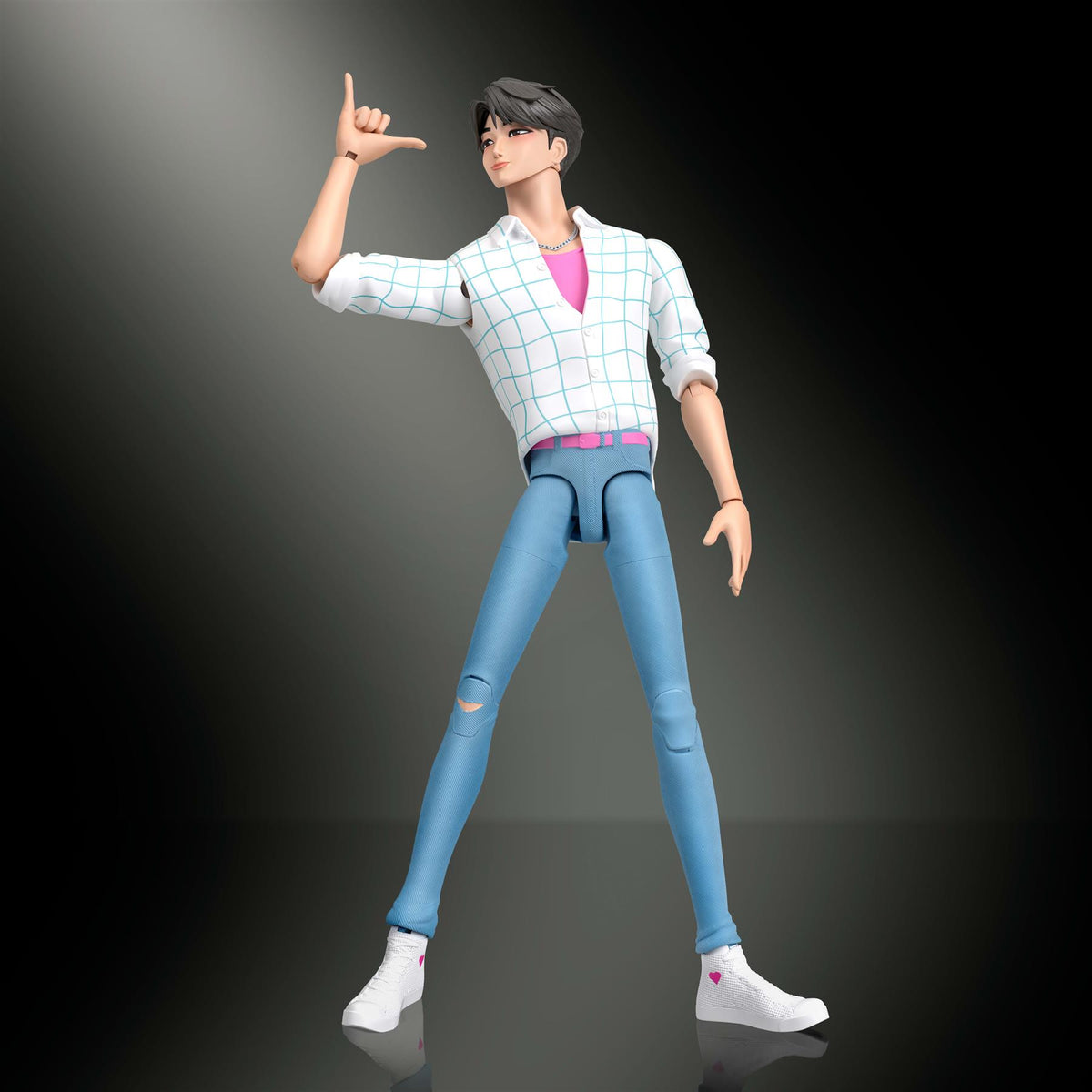 K-POP Demon Hunters Doll - Saja Boys Jinu “Soda Pop" Collectible Action Figure