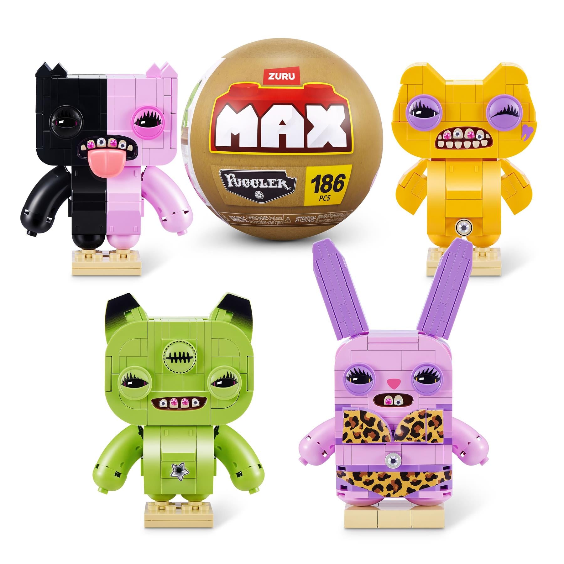 Zuru Max Premium Building Bricks - Fuggler Baddies