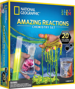 National Geographic Amazing Reactions Chemistry Set