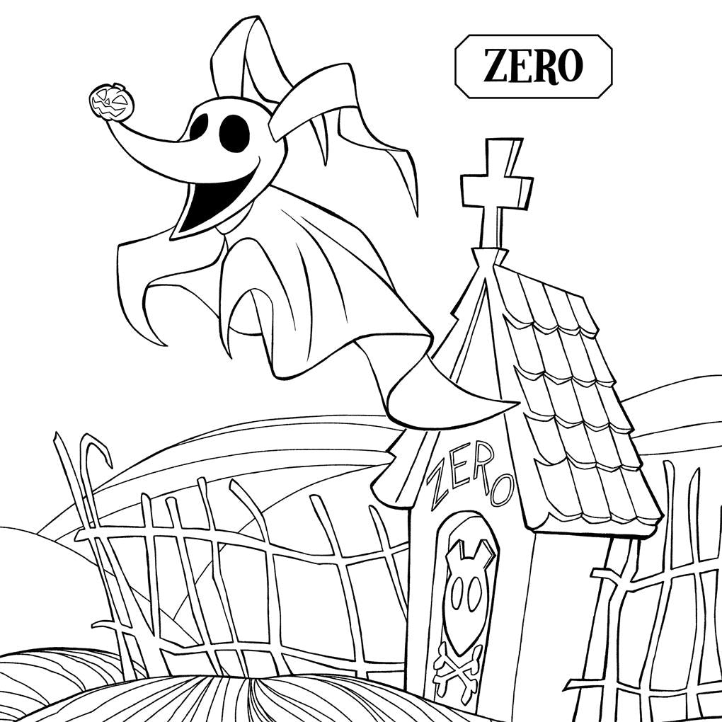 Disney Tim Burton's The Nightmare Before Christmas Colouring Book