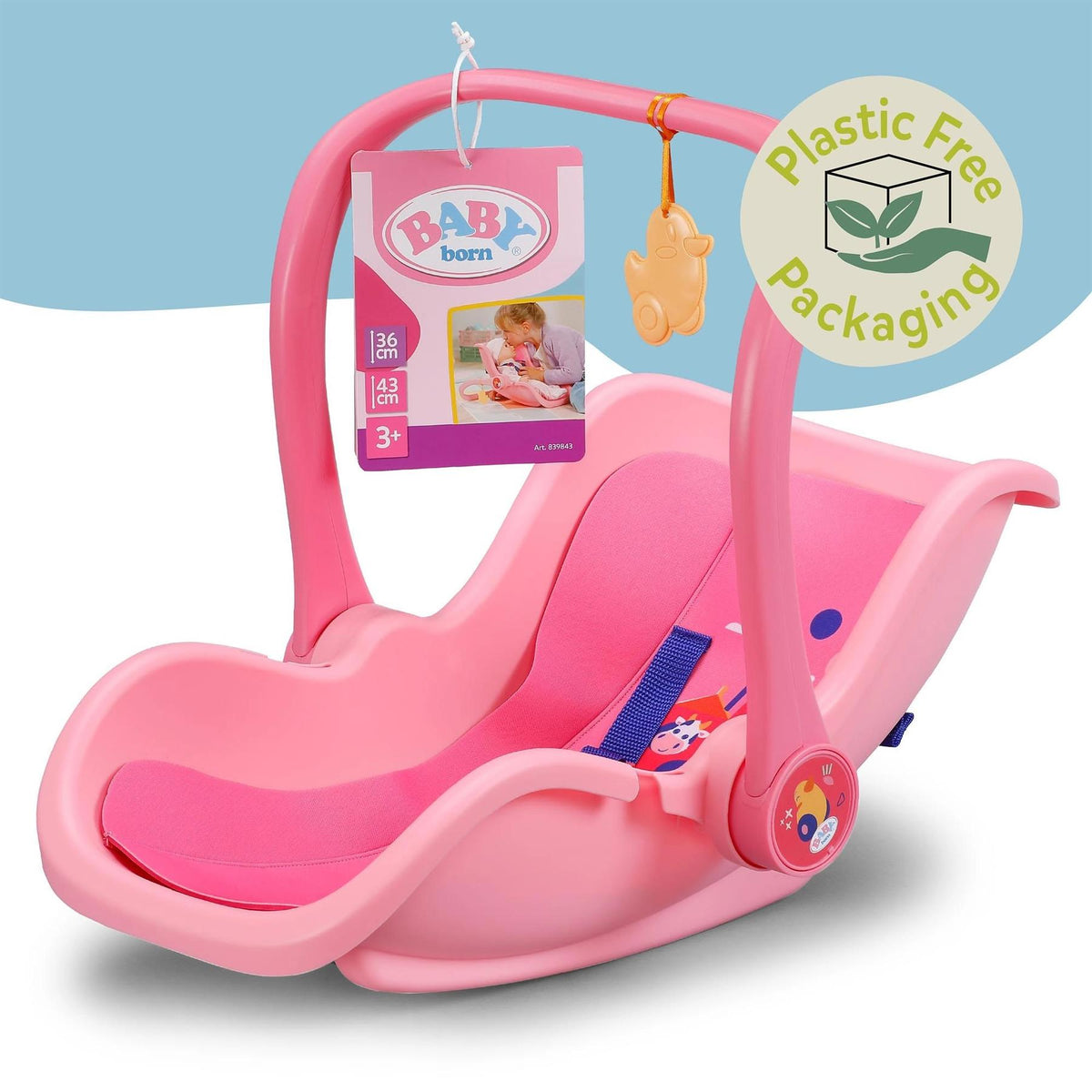 BABY born Comfort Carseat - Pink