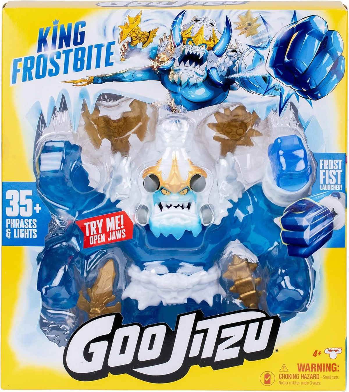 Goo Jit Zu 10-Inch Stretchy Action Figure - King Frostbite