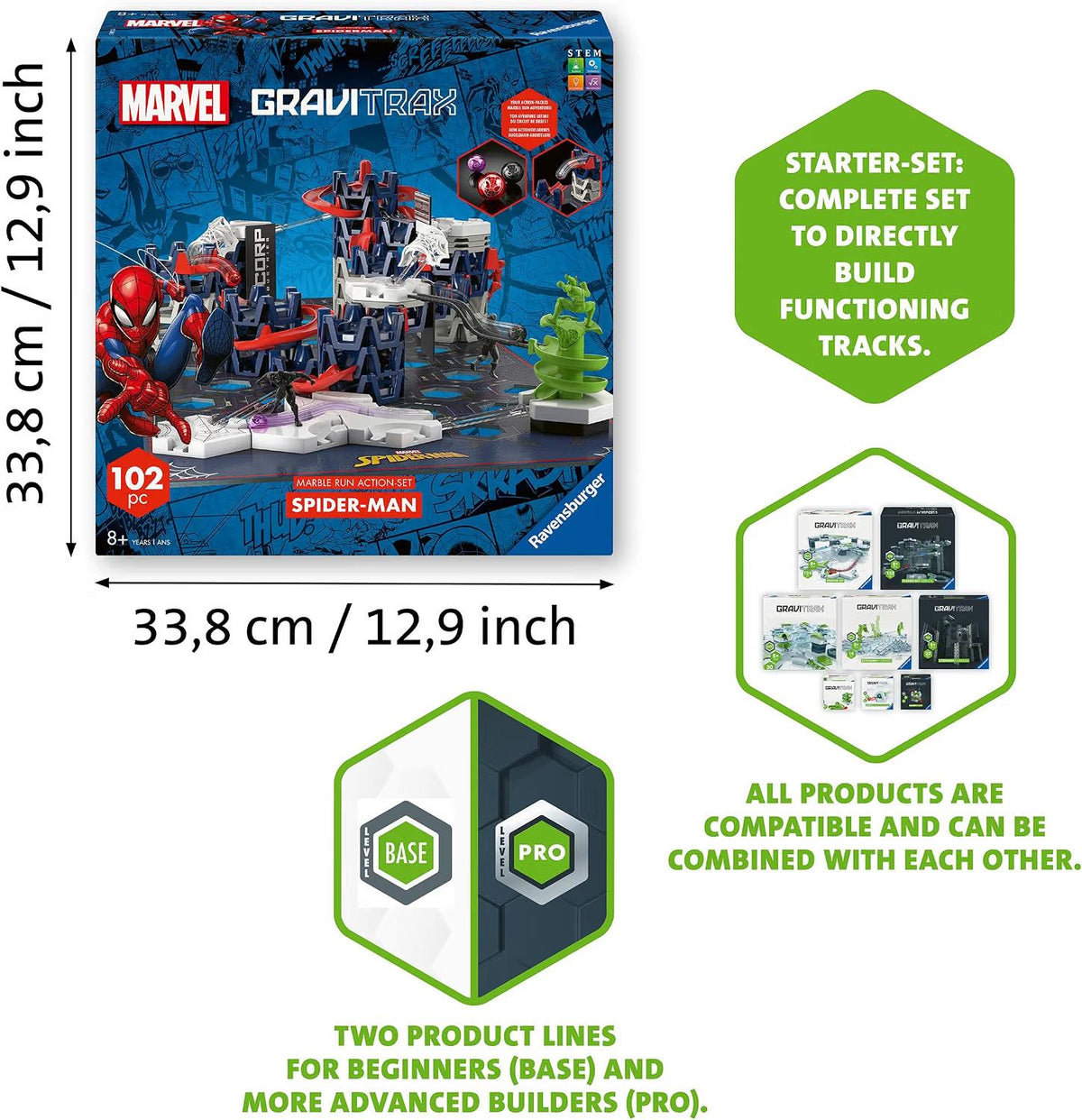 GraviTrax Marvel Spider-Man Action Set