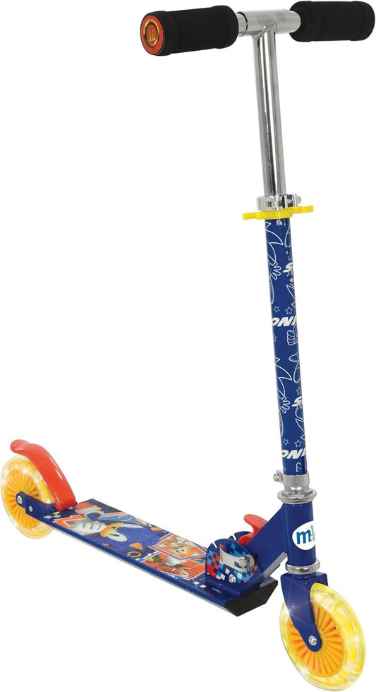 Sonic Folding Inline Scooter with Light Up Wheels