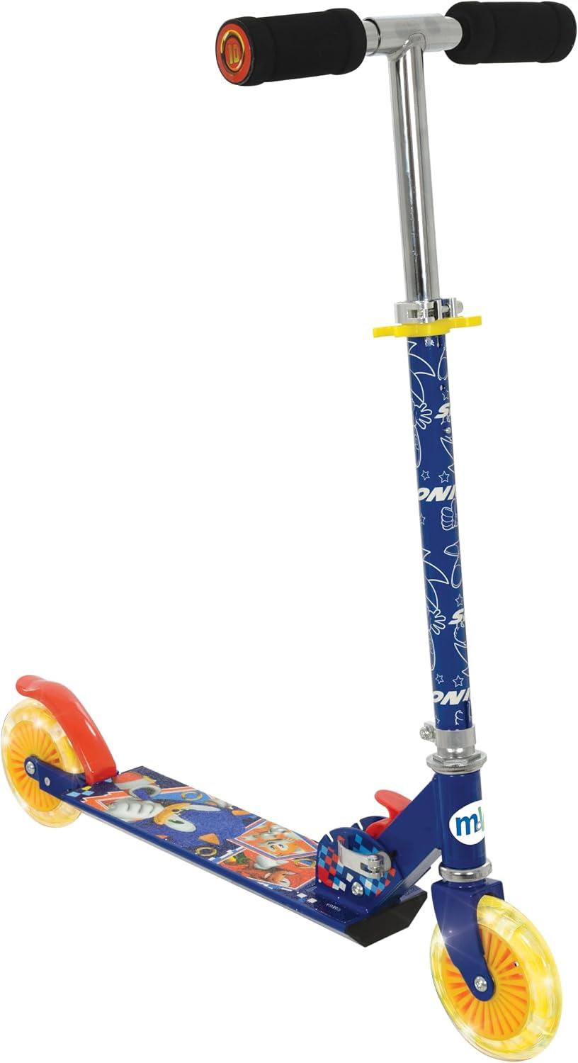 Sonic Folding Inline Scooter with Light Up Wheels