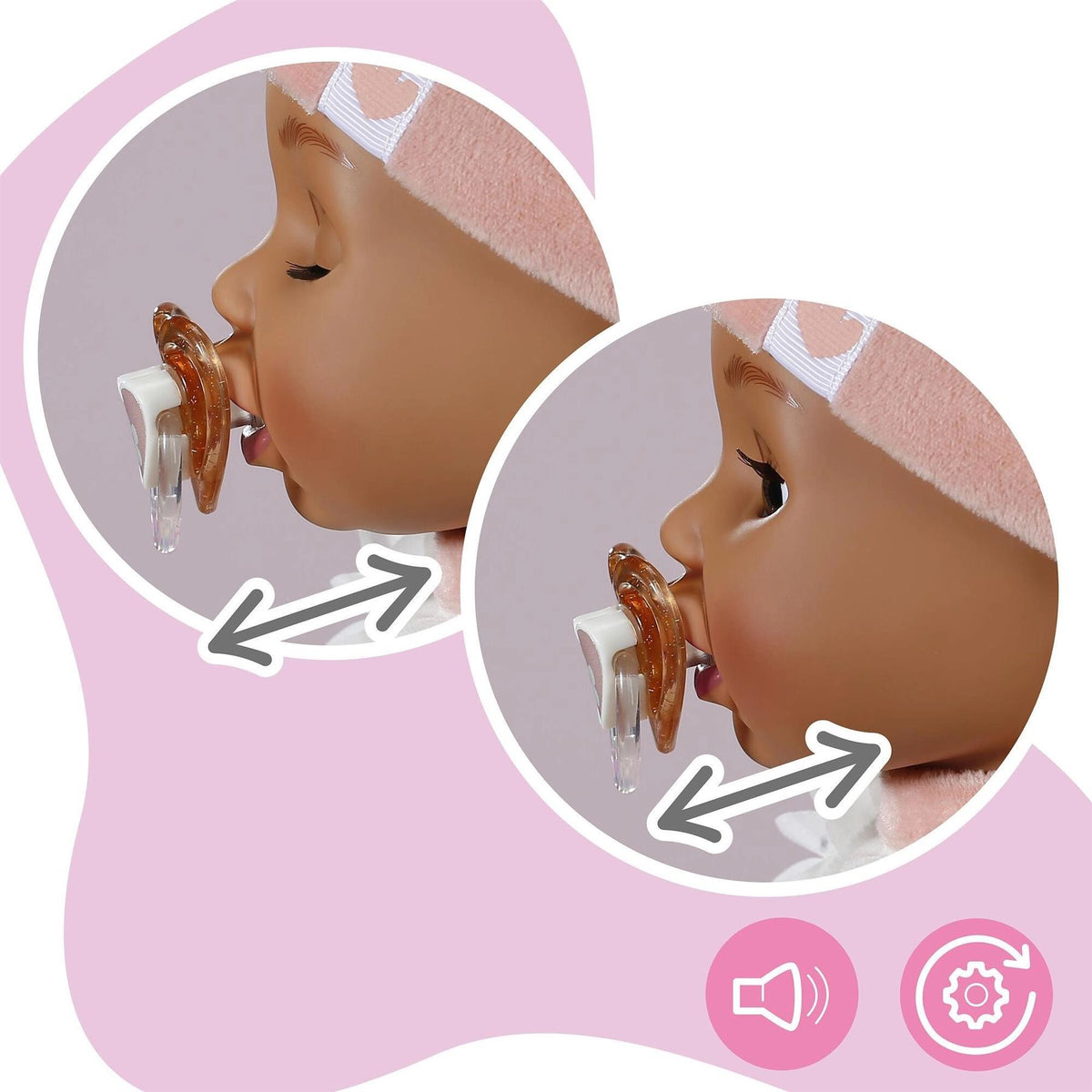 BABY born 43cm Interactive Doll - Leah