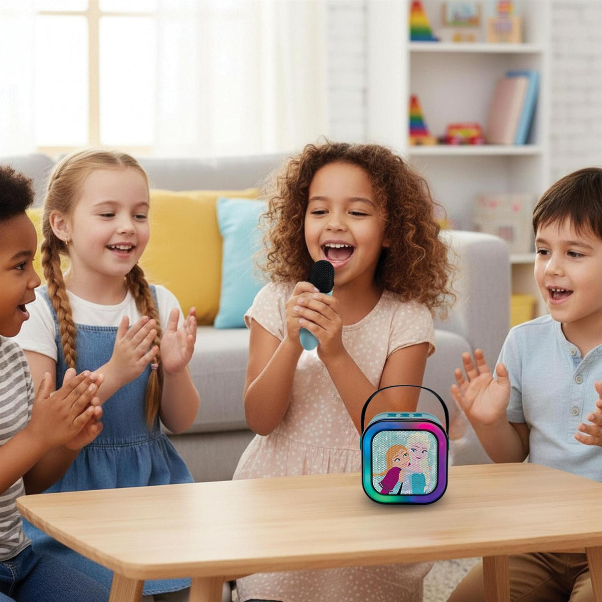 Disney Frozen Portable Karaoke Speaker & Microphone