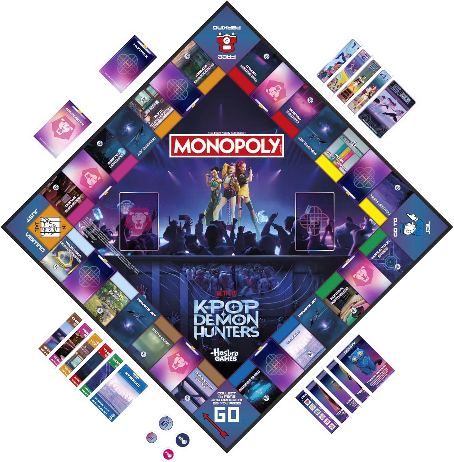 Monopoly: K-POP Demon Hunters Game