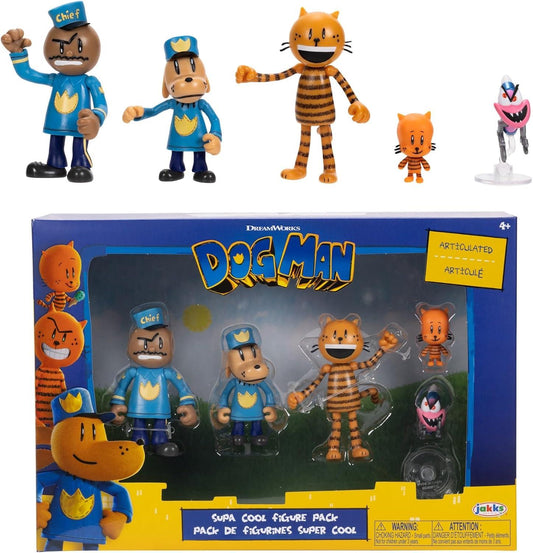 Dog Man Action Figure Multipack
