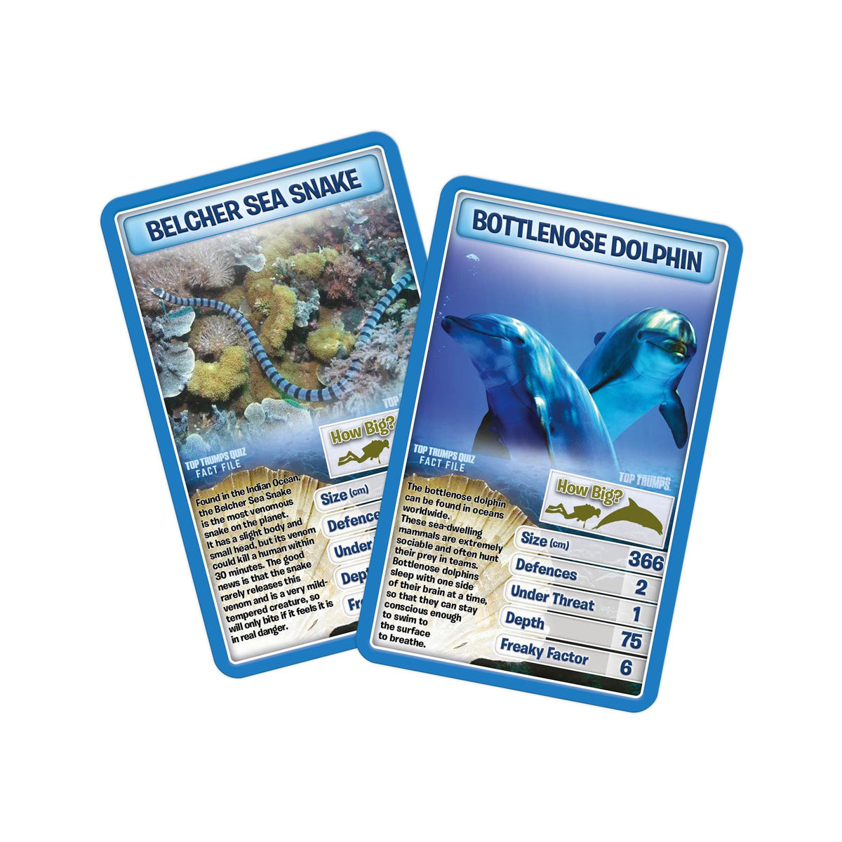 Top Trumps Creatures of the Deep Card Game