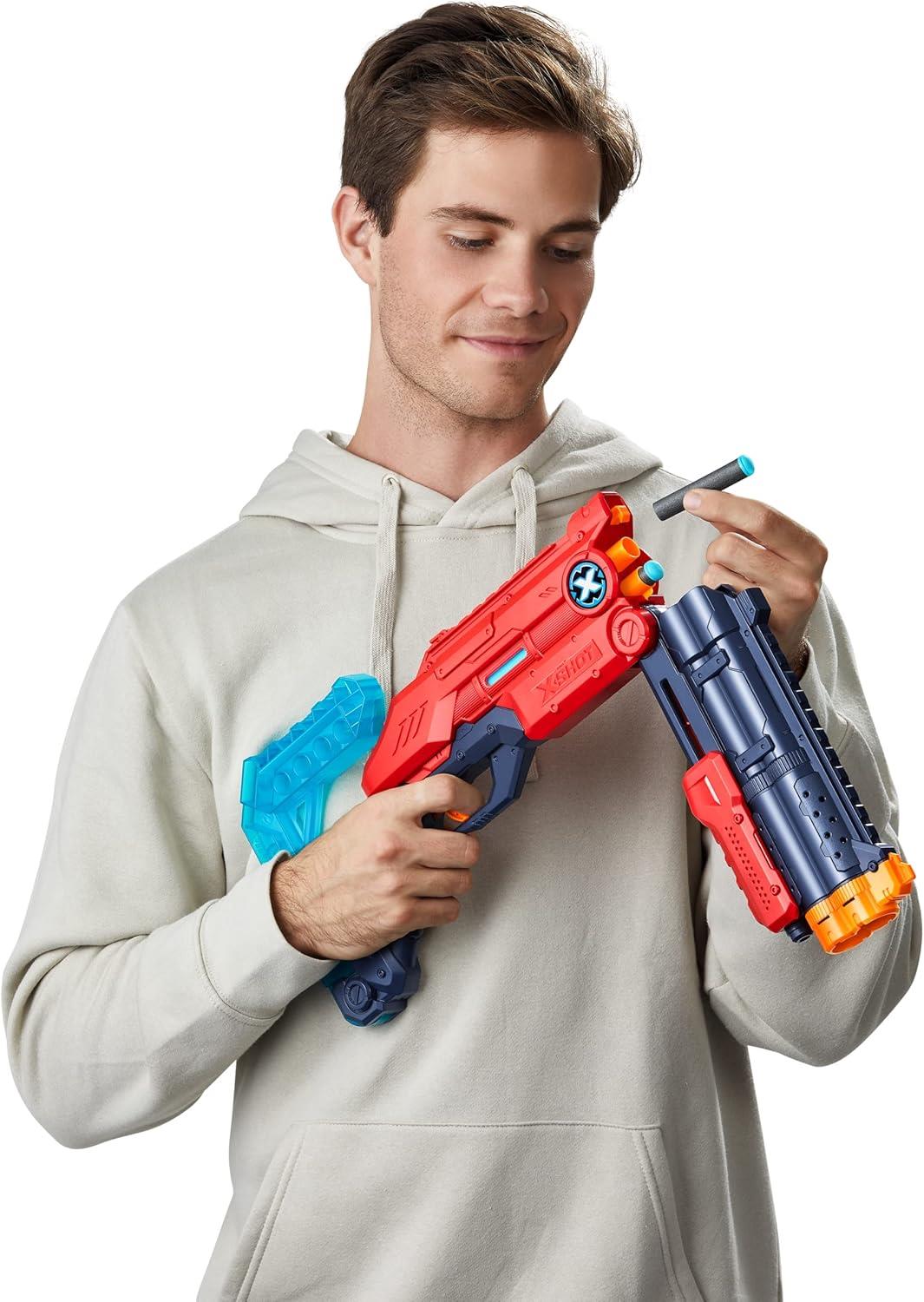 Zuru X-Shot Vigilante Dart Blaster with 4 Cans & 12 Darts