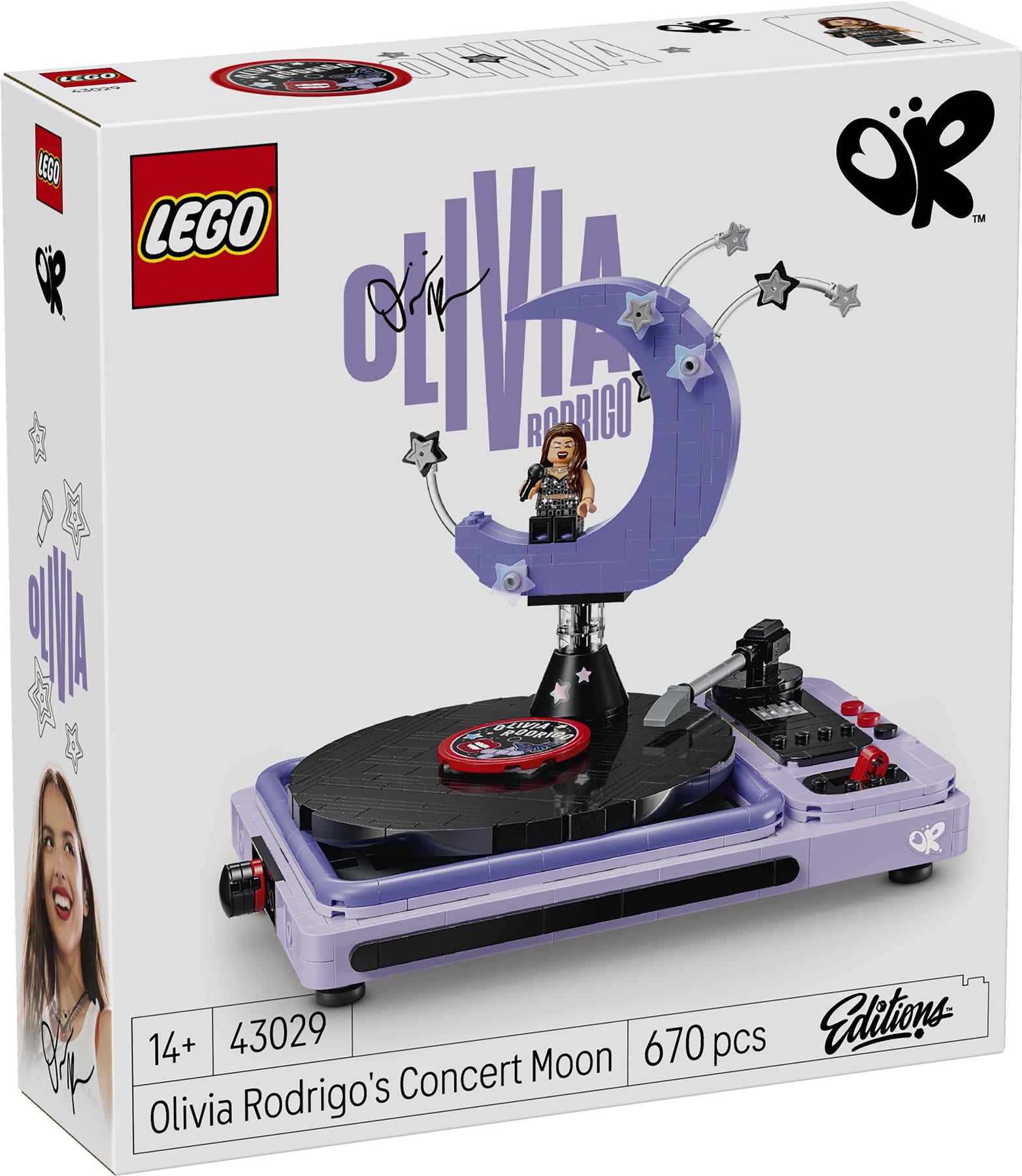 LEGO Editions Olivia Rodrigo's Concert Moon 43029