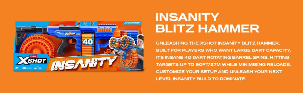 X-Shot Insanity Blitz Hammer