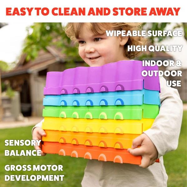 Toyrific Stepping Beams 6 Piece Balancing Game