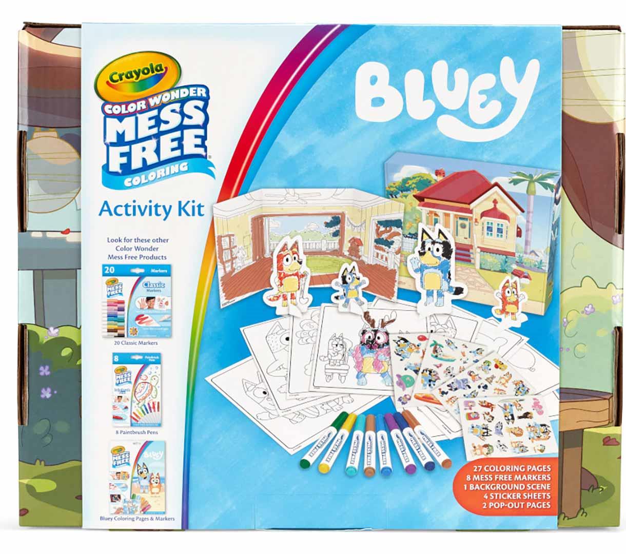 Crayola Colour Wonder Mess Free Activity Kit - Bluey