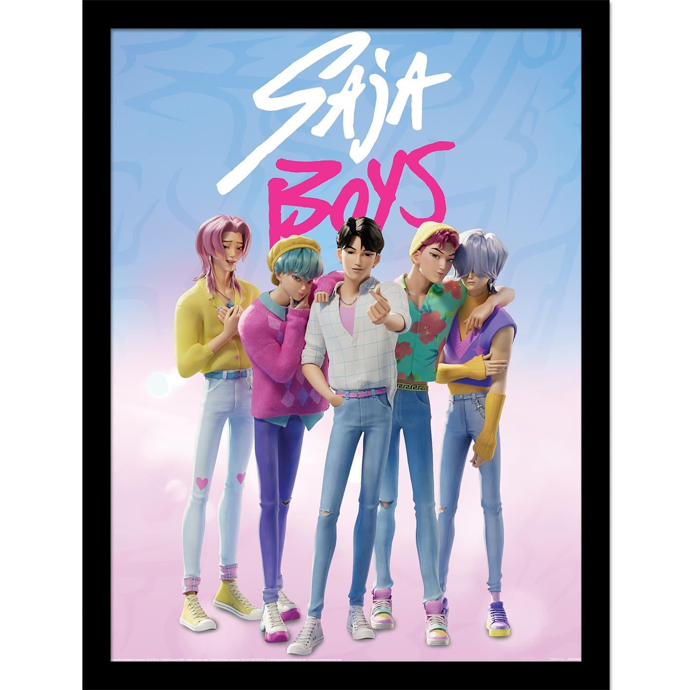 K-POP Demon Hunters SAJA Boys Framed Collector Print