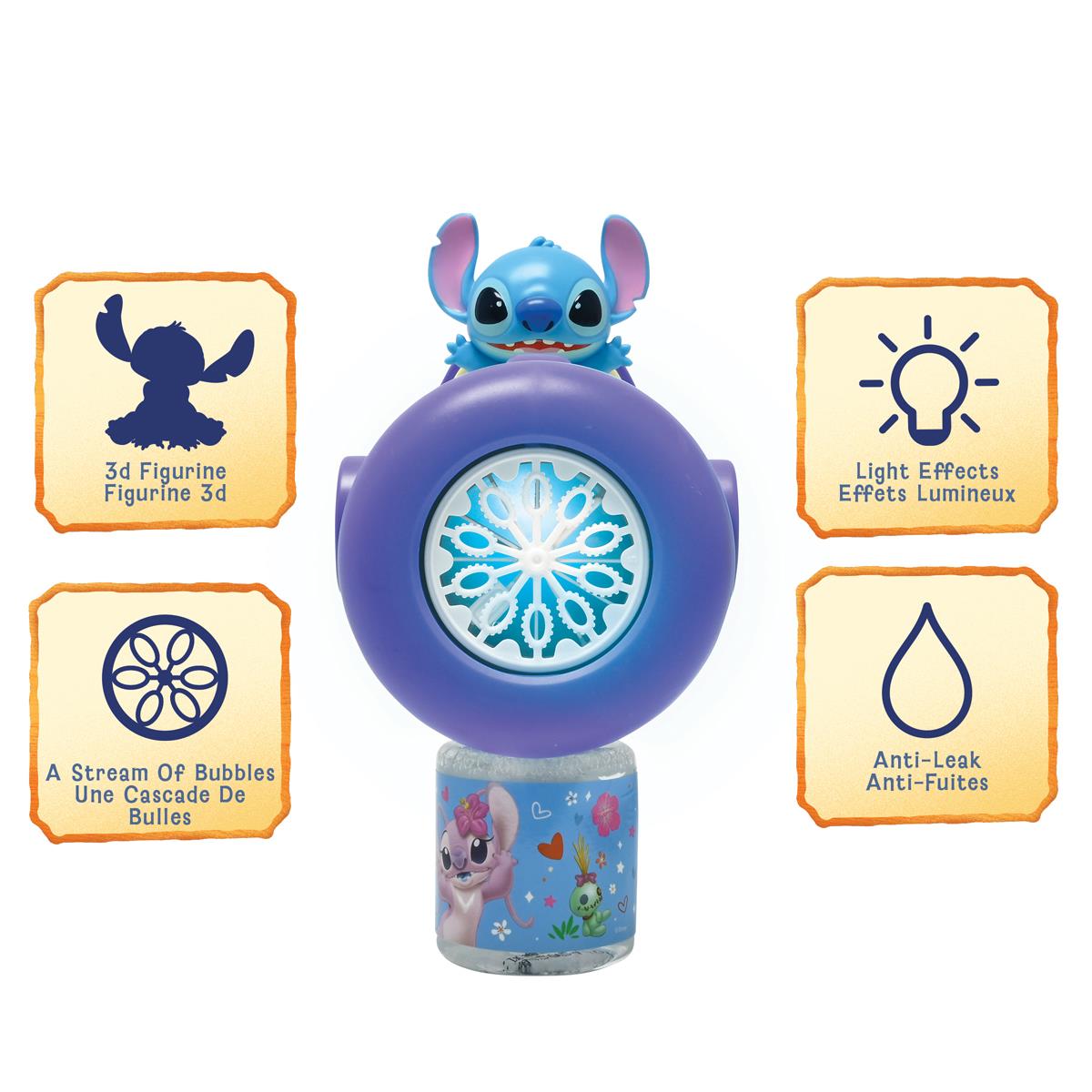 Stitch 3D Bubble Gun Blaster