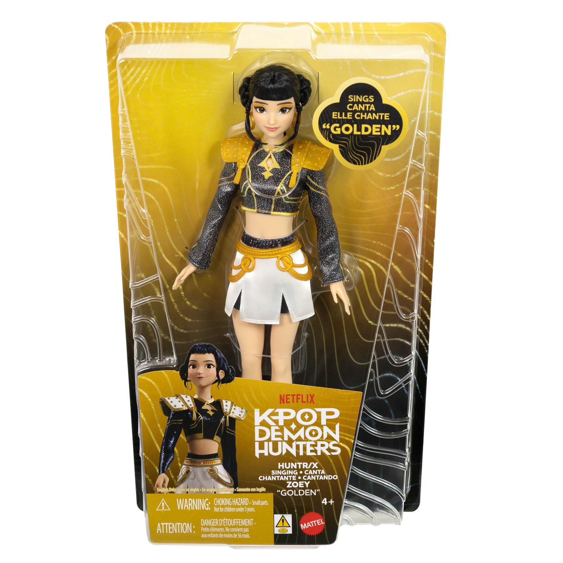 Netflix K-POP Demon Hunters HUNTR/X  "Golden" Singing Doll - Zoey