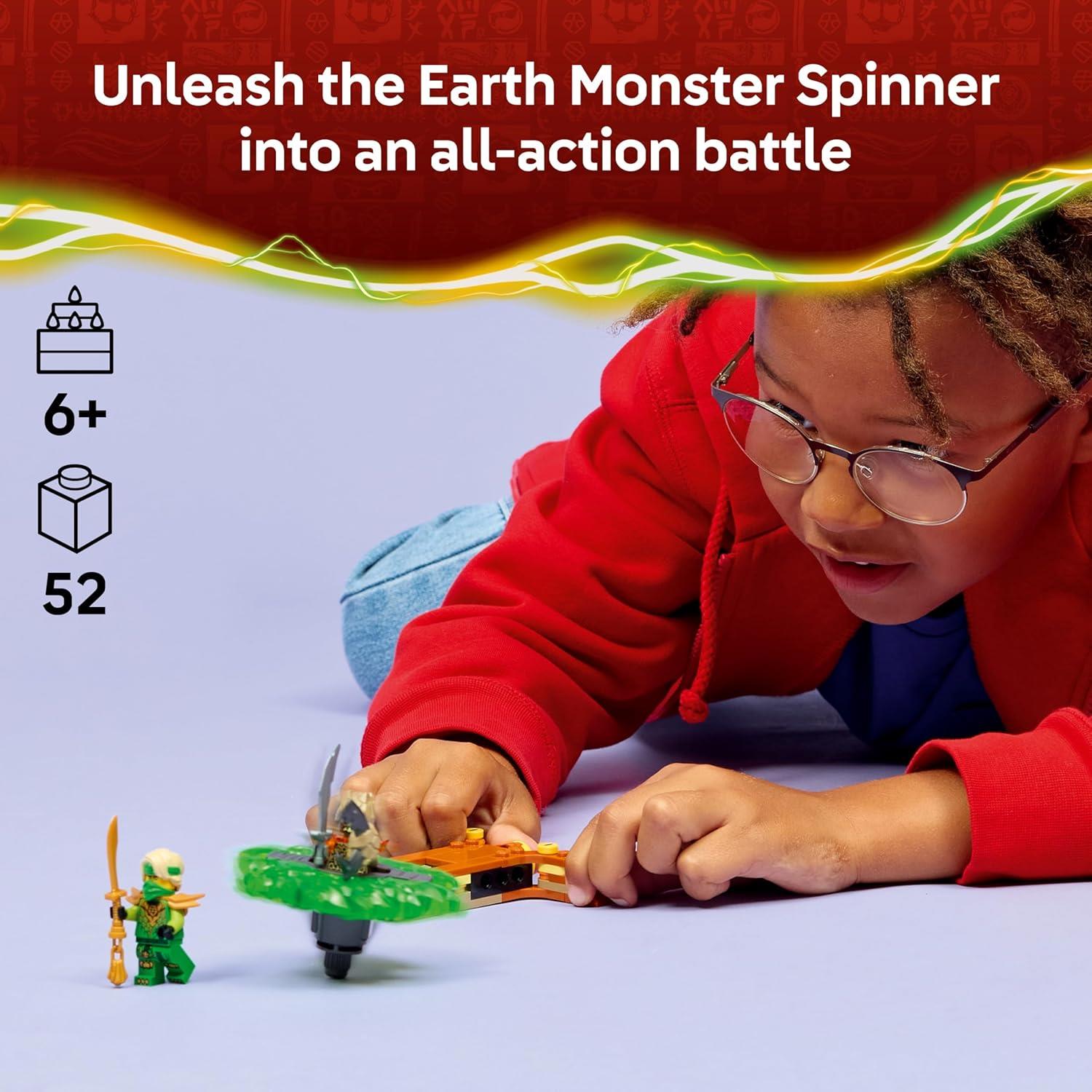 LEGO Ninjago Dragons Rising Lloyd vs. Earth Monster Spinner 71850