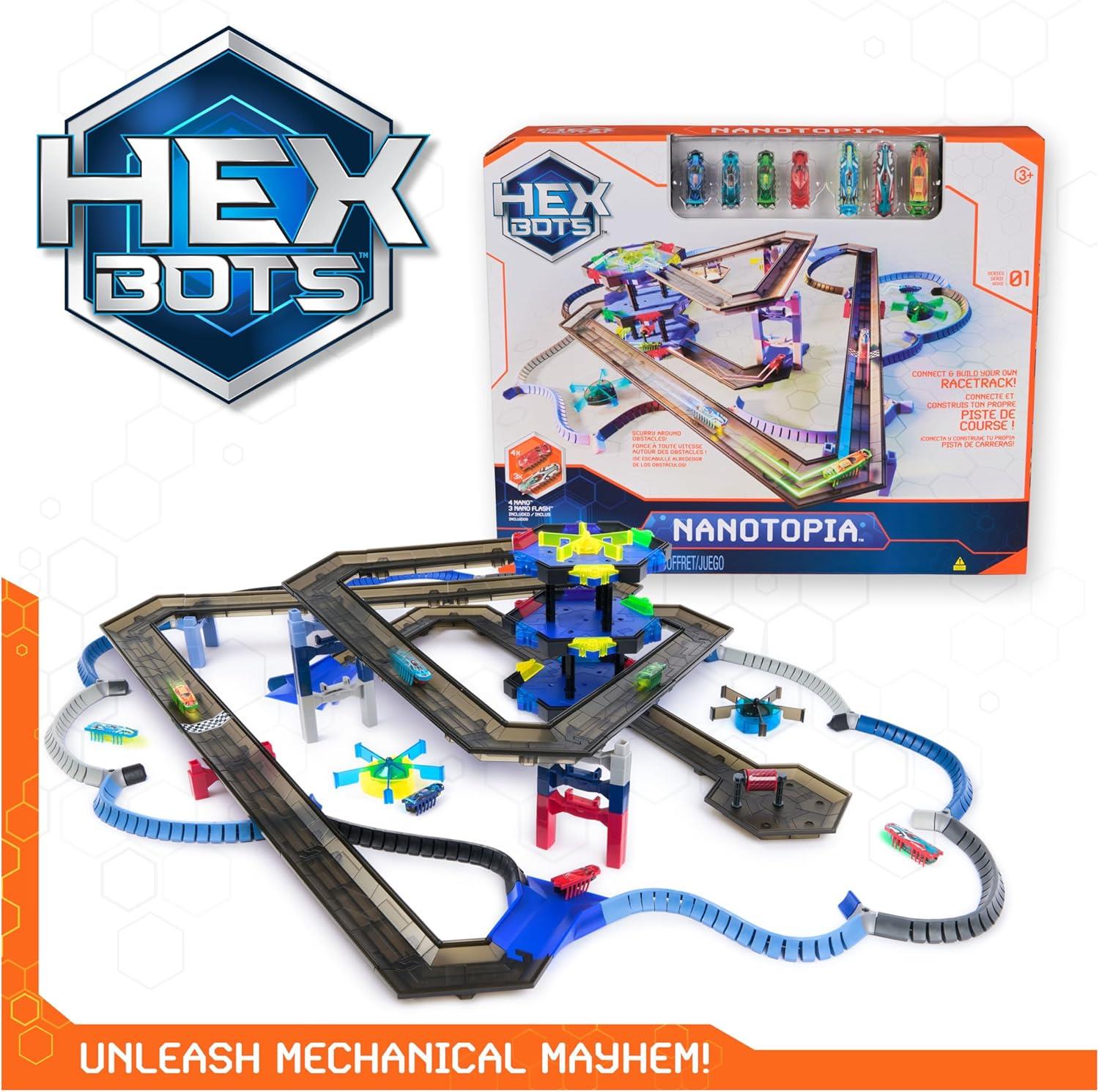 Hexbots Nanotopia 130-Piece Set with 7 Nano Bots