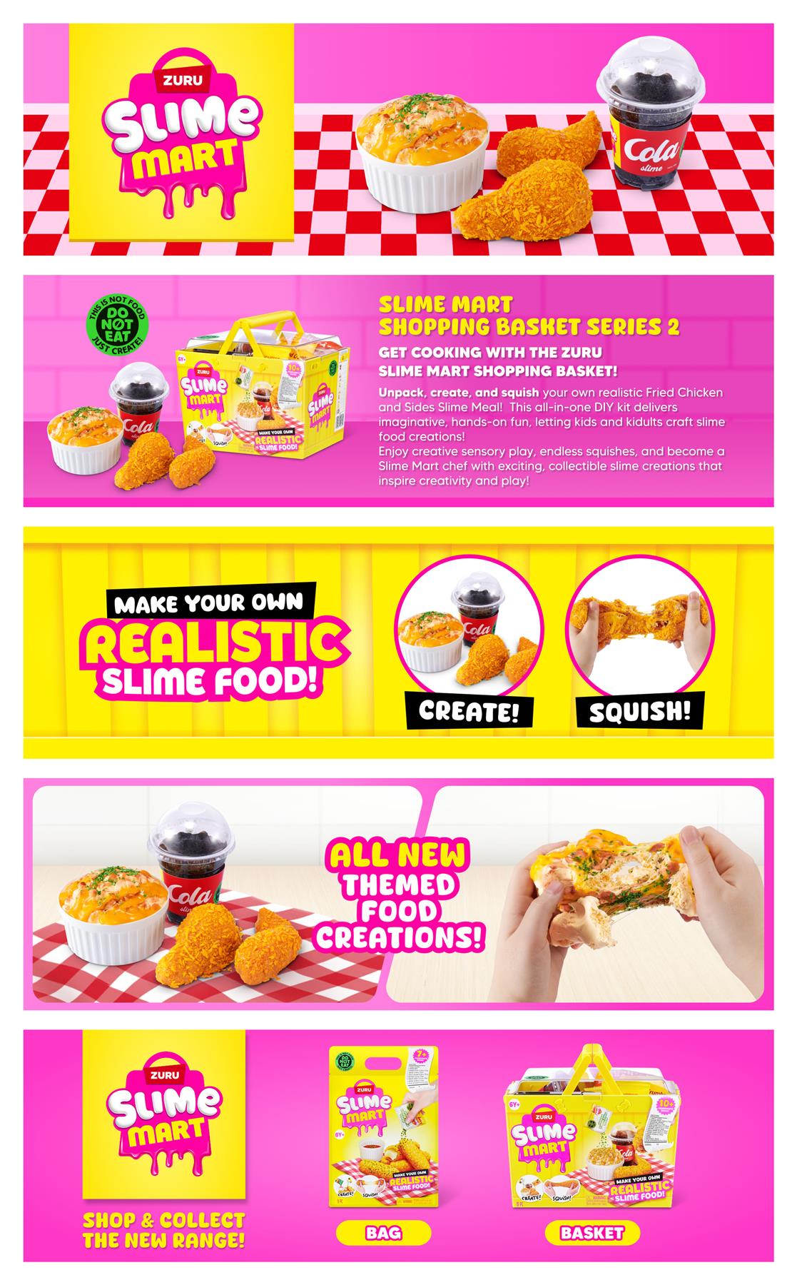 Zuru Slime Mart Shopping Basket