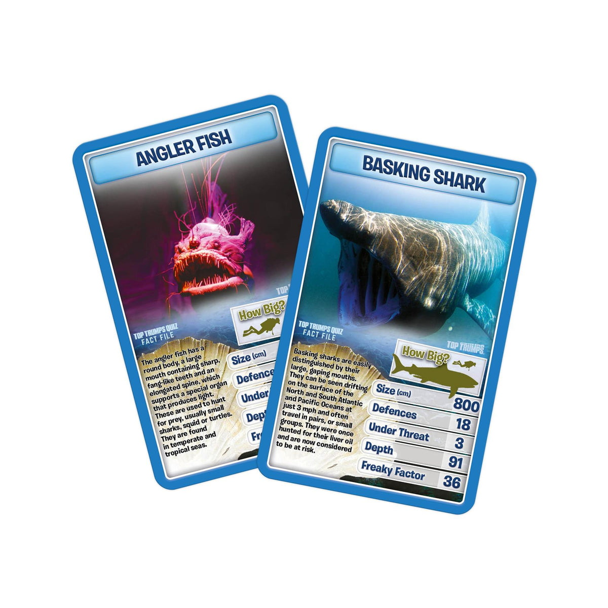 Top Trumps Creatures of the Deep Card Game