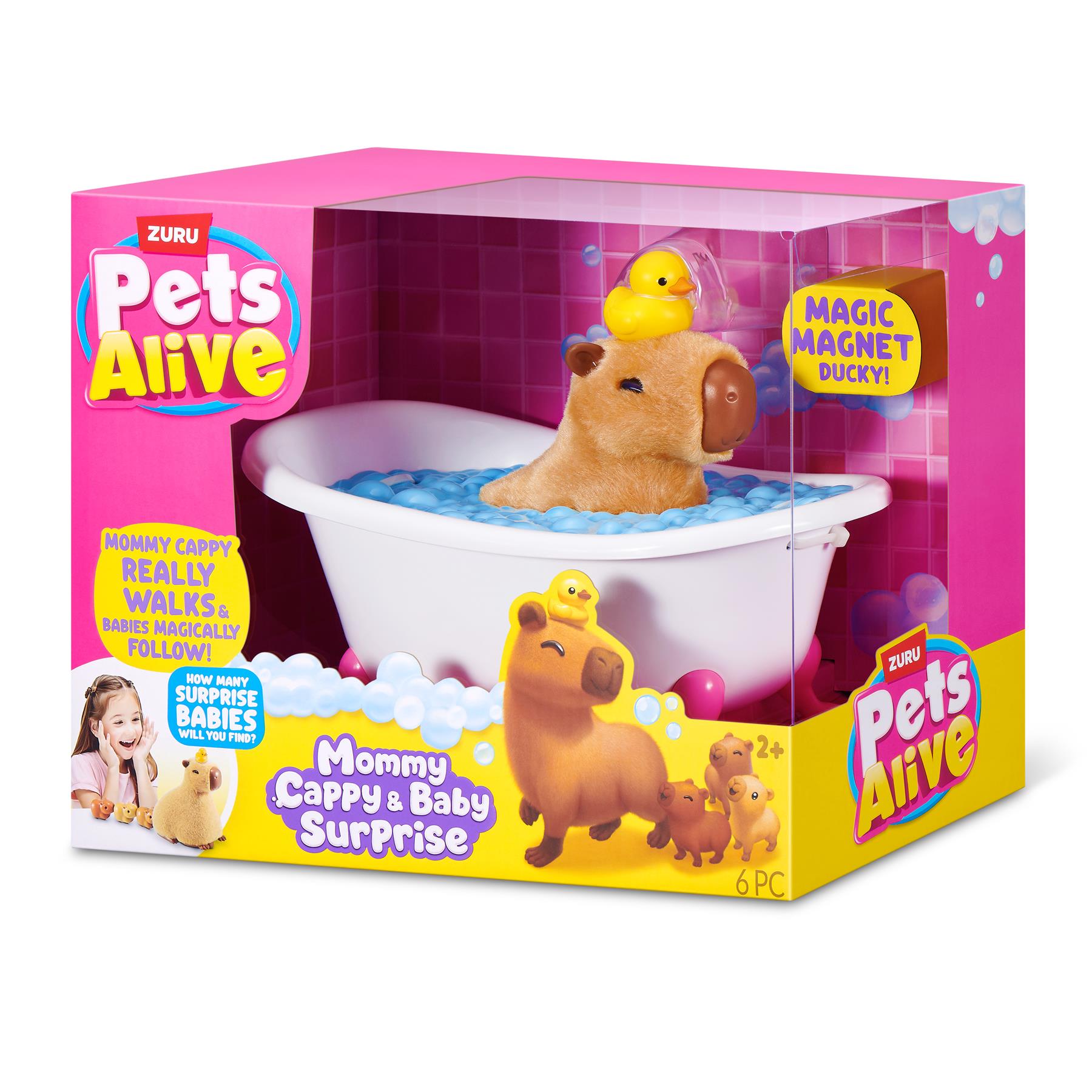 Pets Alive Mommy Capybara & Baby Surprise
