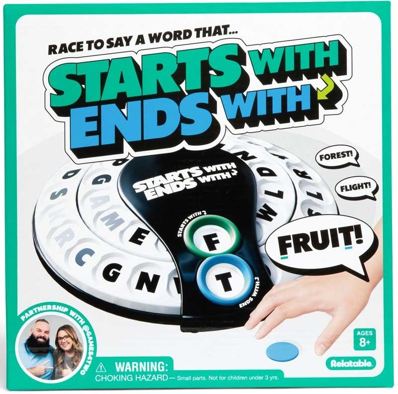 Starts With Ends With Word Game