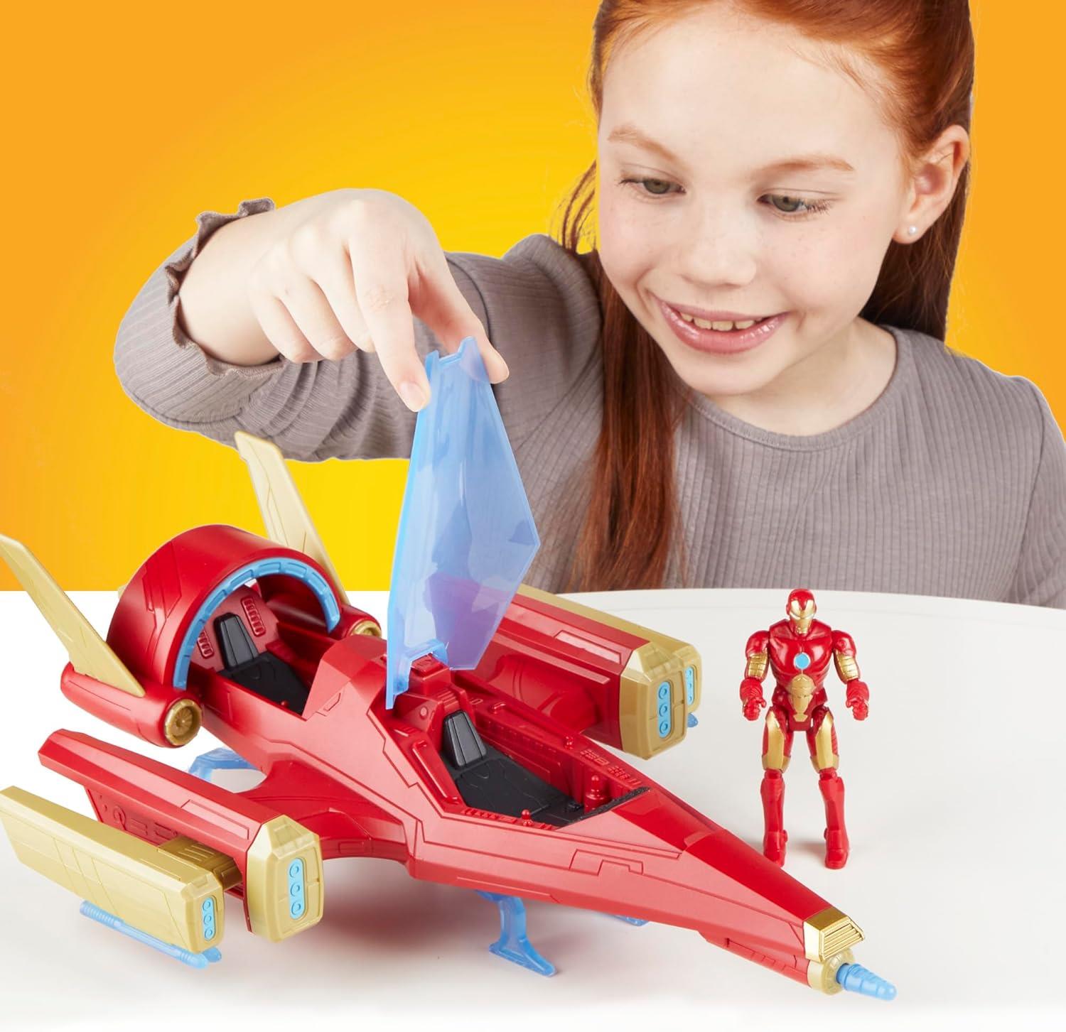 Marvel Avengers Iron Man Epic Hero Series Repulsor Blast Battle Jet