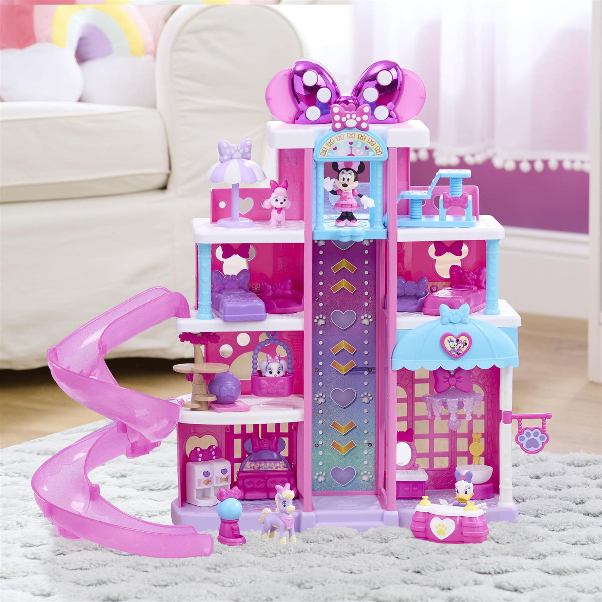 Disney Jr. Minnie Mouse Pet Hotel Playset