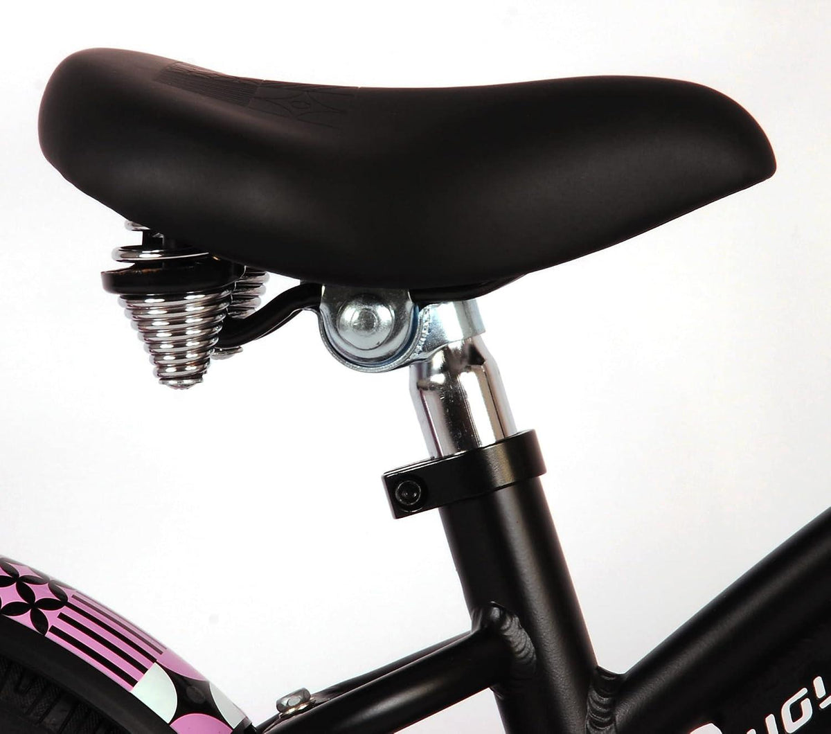 Volare Miracle Cruiser 14-Inch Girl's Bike - Matte Black