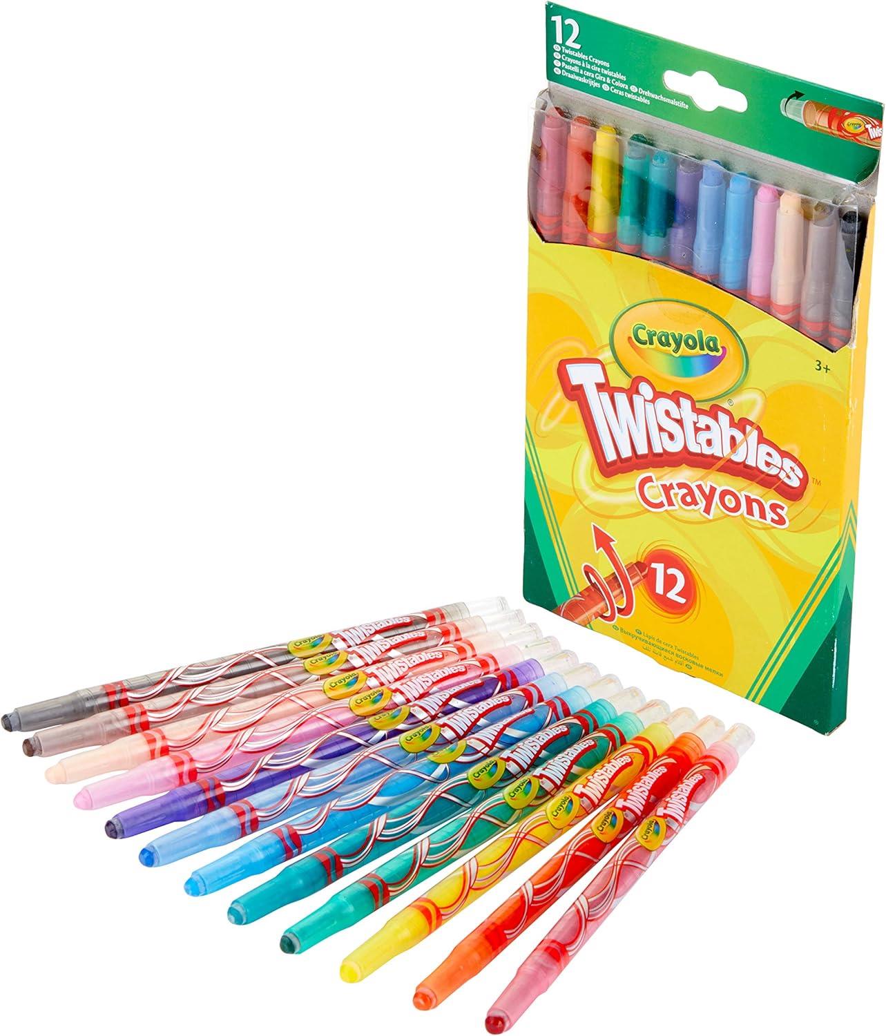 Crayola Twistables Pack of 12 Colouring Crayons