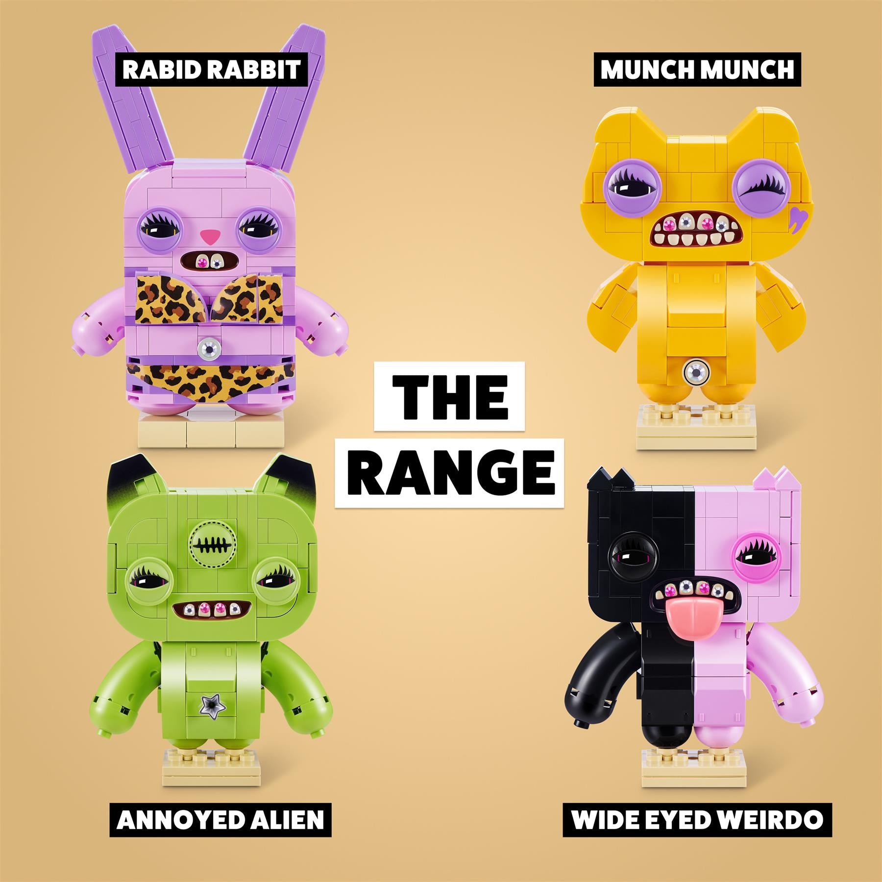 Zuru Max Premium Building Bricks - Fuggler Baddies
