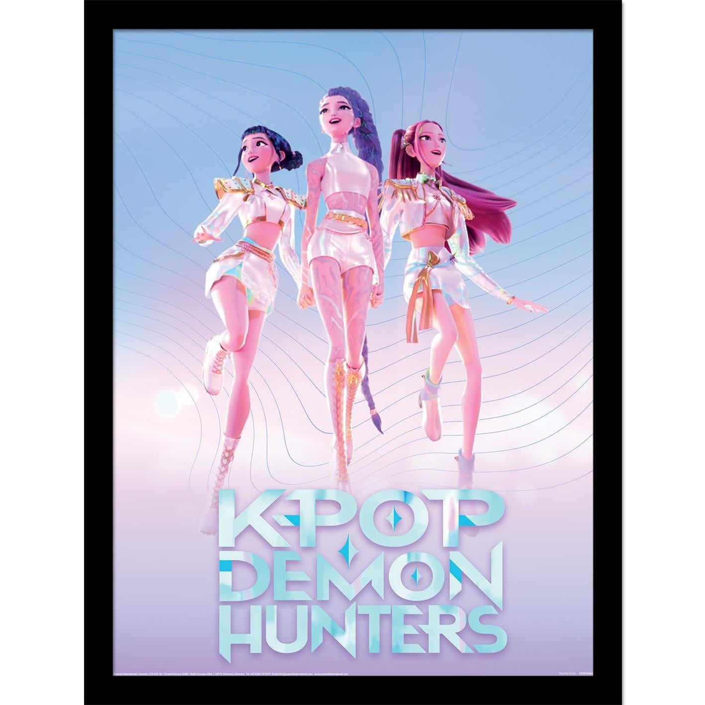 K-POP Demon Hunters Trio Framed Collector Print