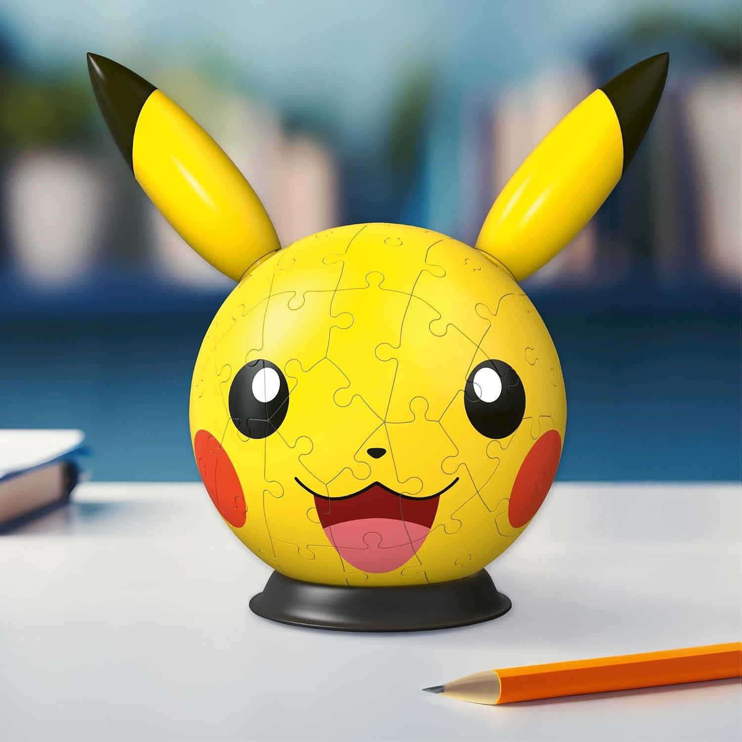 Ravensburger Pokemon 72 Piece with Ears 3D Puzzle Ball - Pikachu