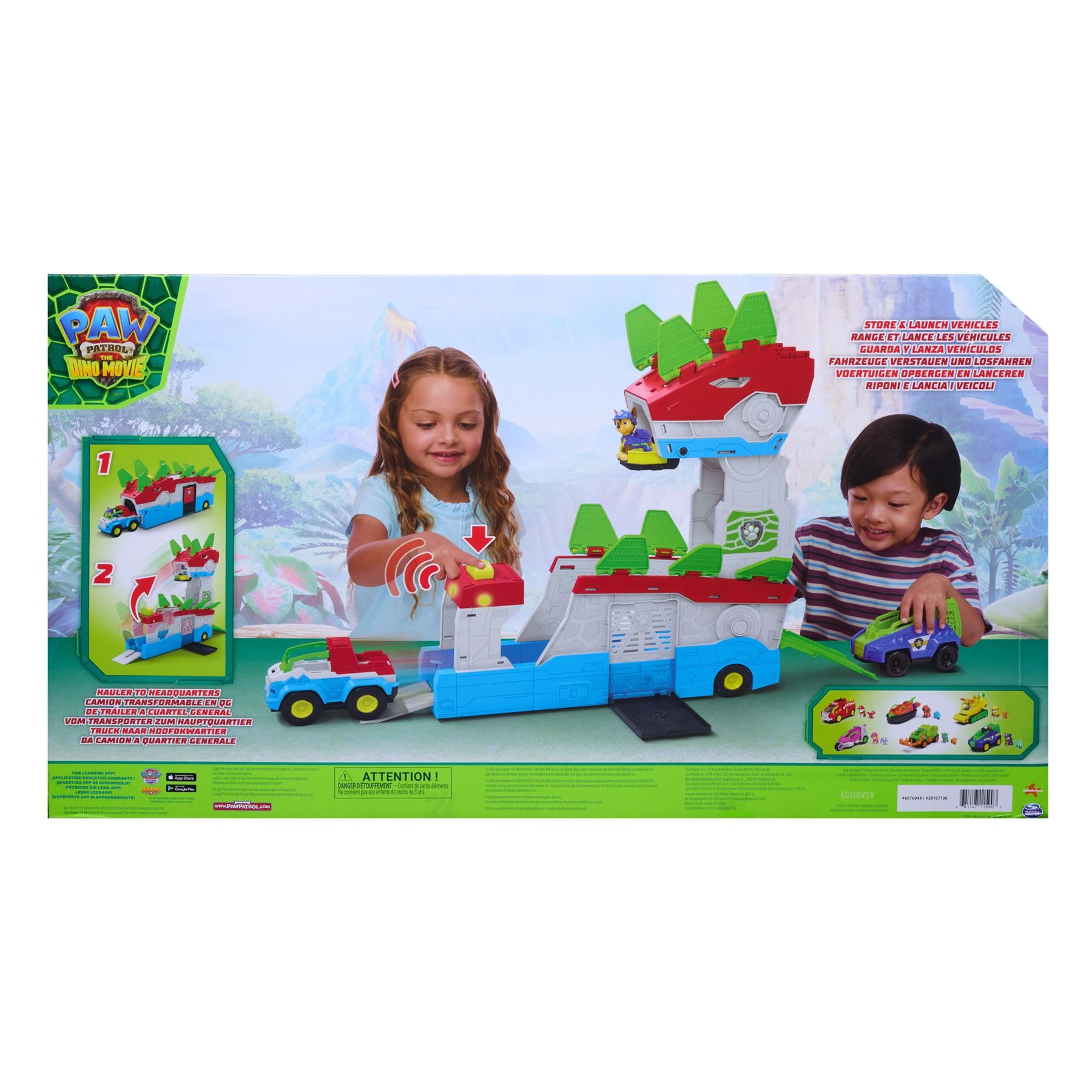 PAW Patrol: The Dino Movie Playset Dino Mobile Headquarters