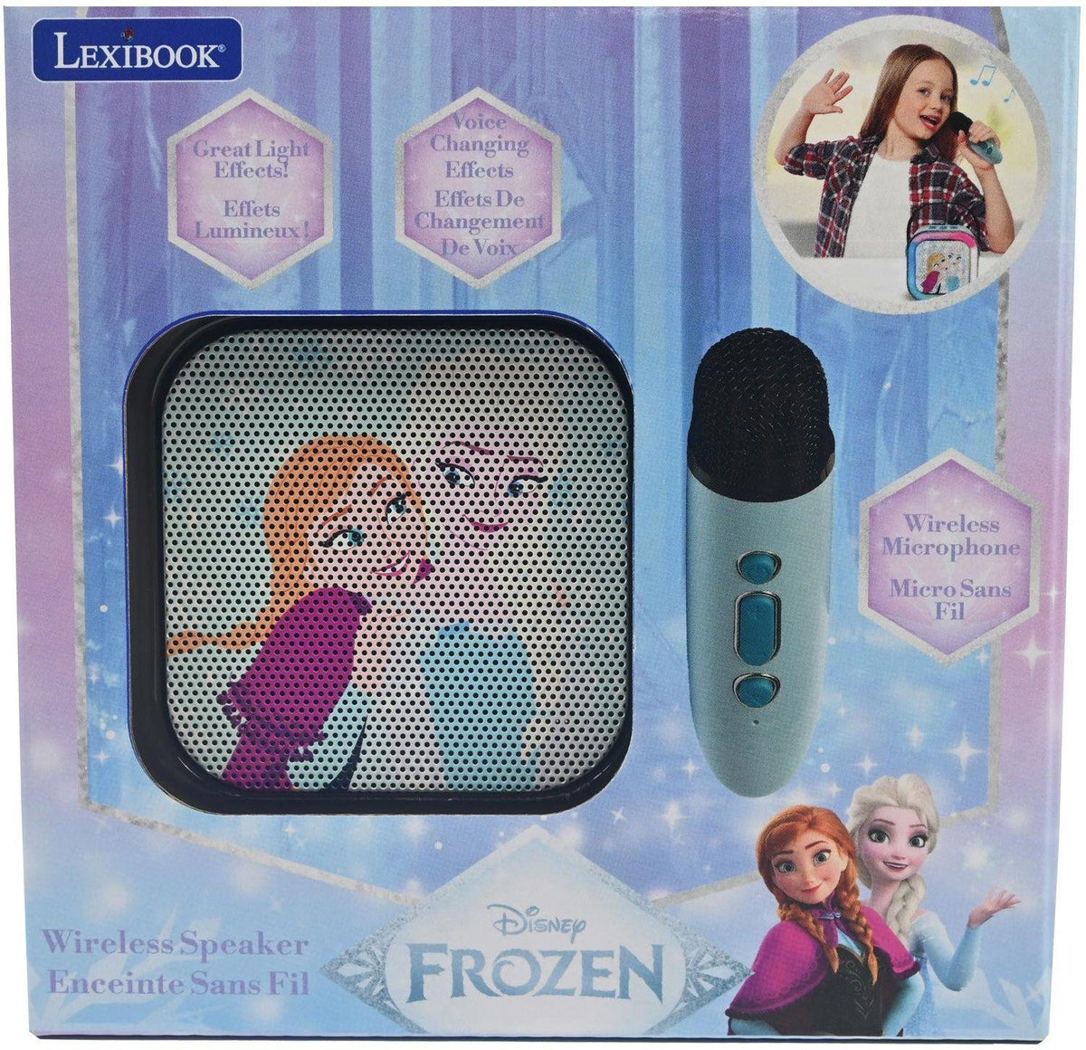 Disney Frozen Portable Karaoke Speaker & Microphone