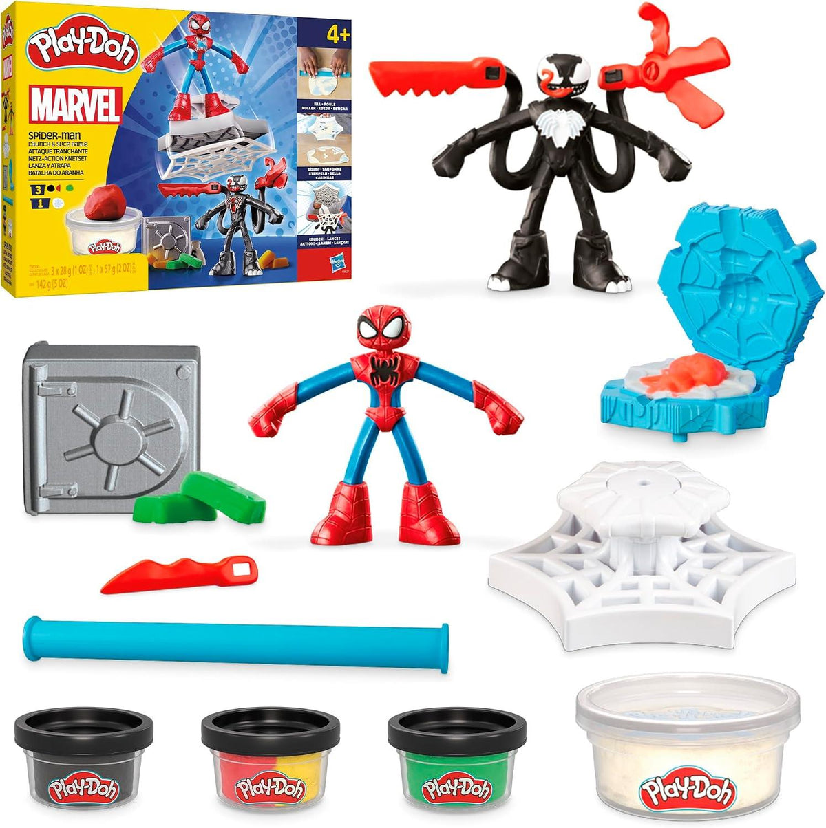Play-Doh Spider-Man Launch & Slice Battle Playset