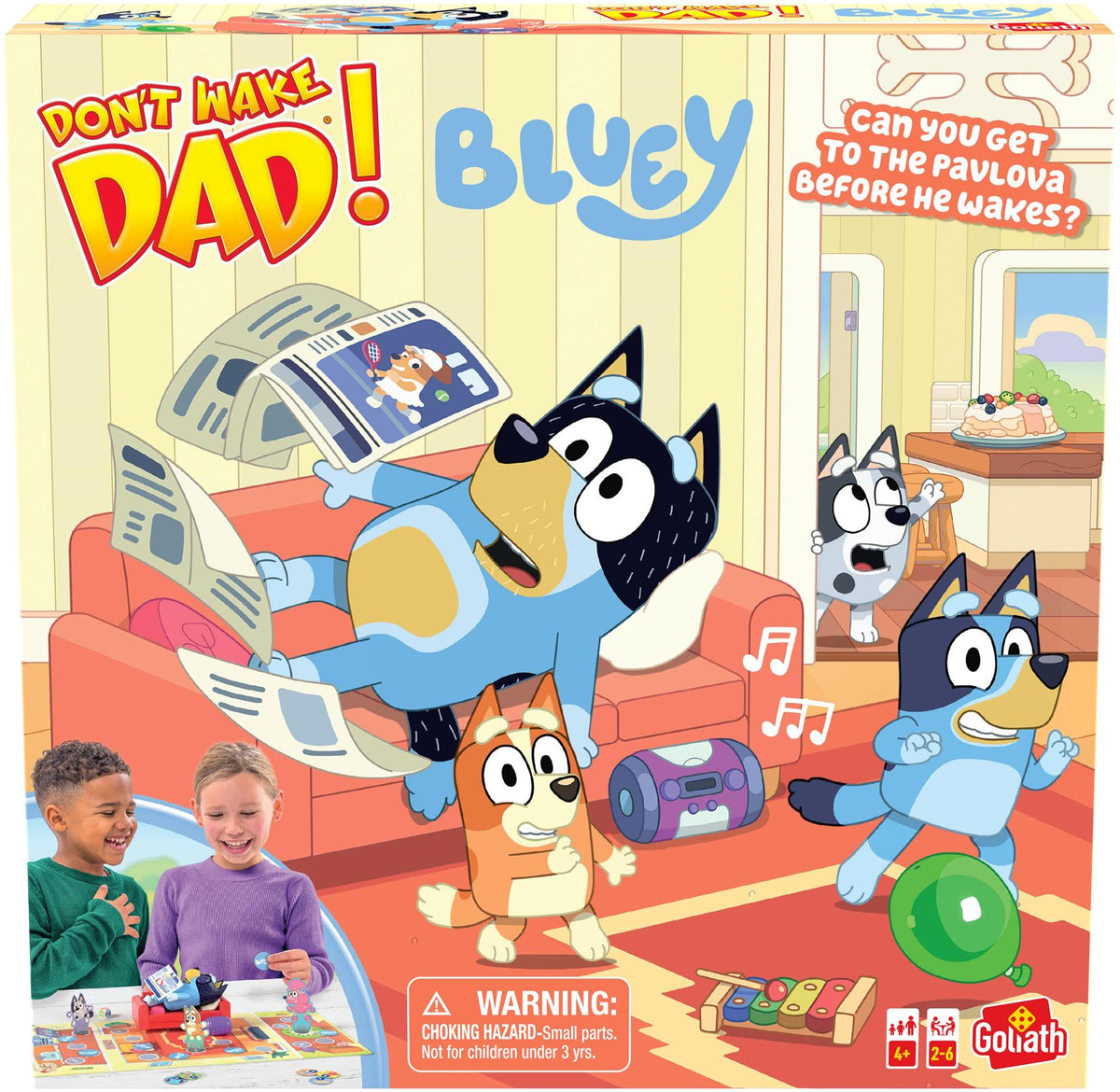 Bluey Don't Wake Dad! Board Game