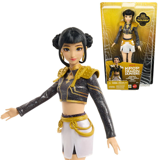 Netflix K-POP Demon Hunters HUNTR/X  "Golden" Singing Doll - Zoey