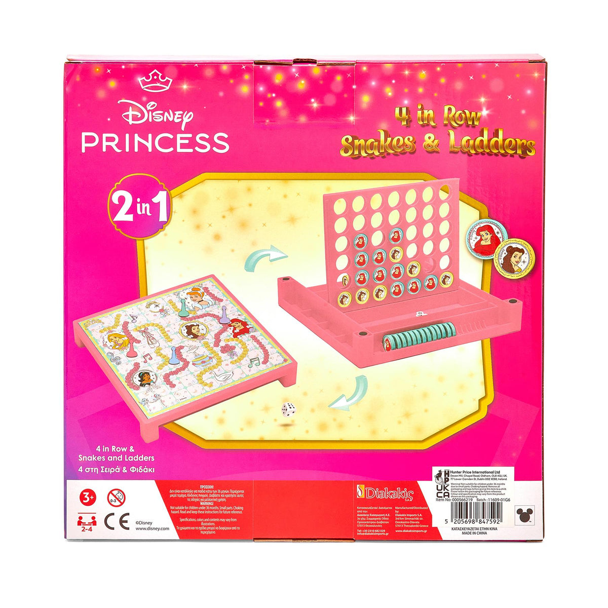 Disney Princess 2-in-1 Table Board Games