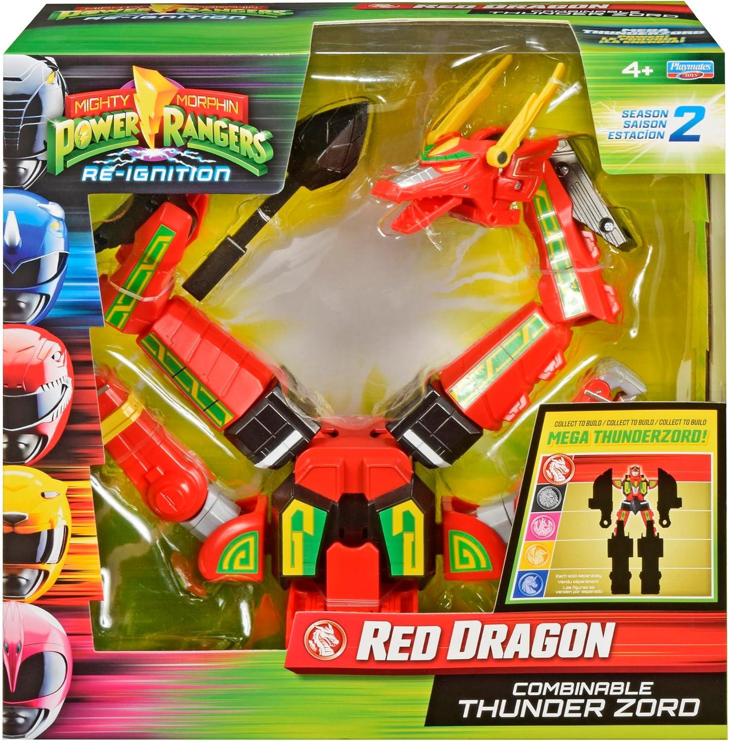 Power Rangers Mighty Morphin Zord Action Figure - Red Dragon