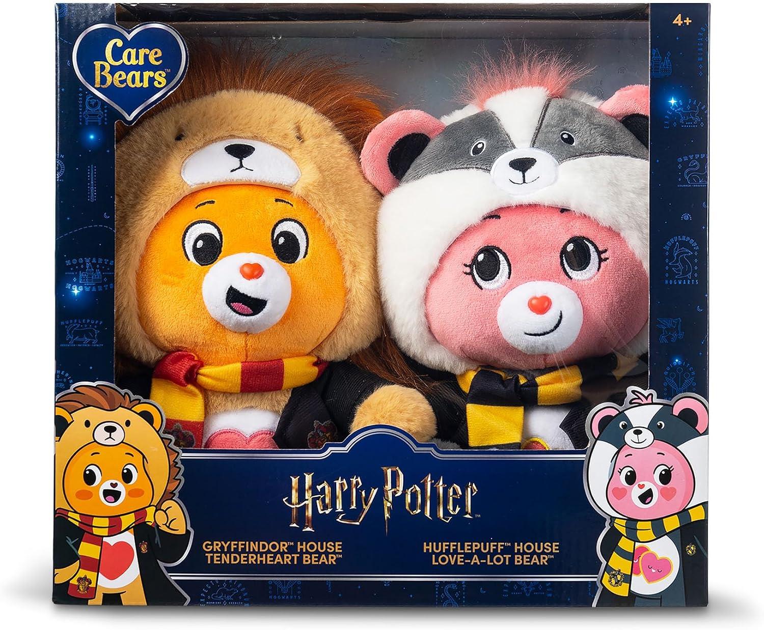 Care Bears x Harry Potter Gryffindor & Hufflepuff 2-Pack Plush Boxed Set 30cm